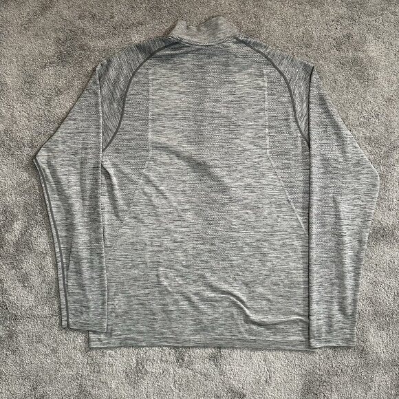 Lululemon Vent Tech 1/2 Zip Mens Large Pullover Grey  Long Sleeve Performance - Picture 6 of 11